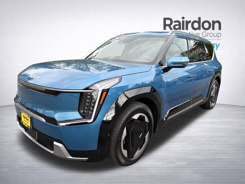 Ocean Blue 2024 Kia EV9 Land