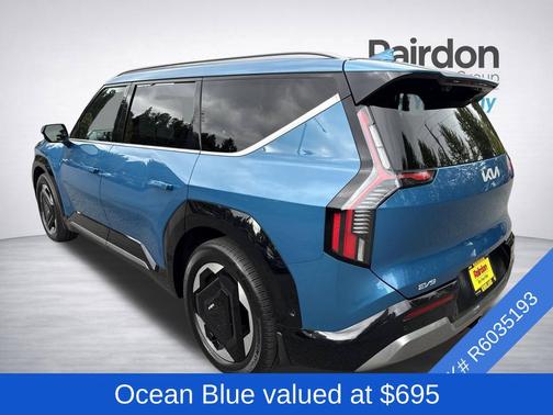Ocean Blue 2024 Kia EV9 Land