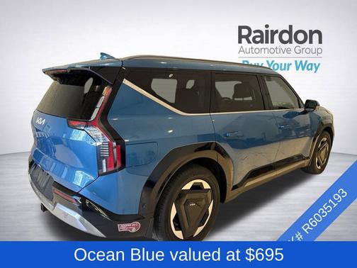 Ocean Blue 2024 Kia EV9 Land