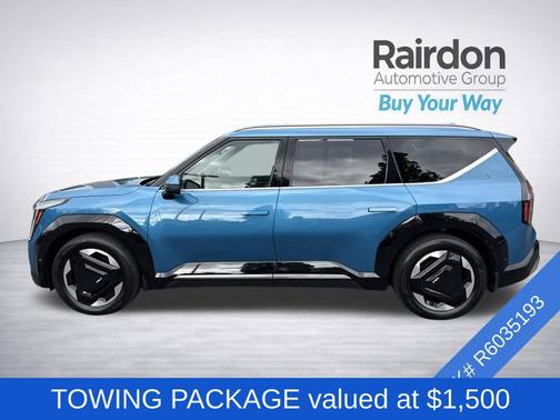 Ocean Blue 2024 Kia EV9 Land