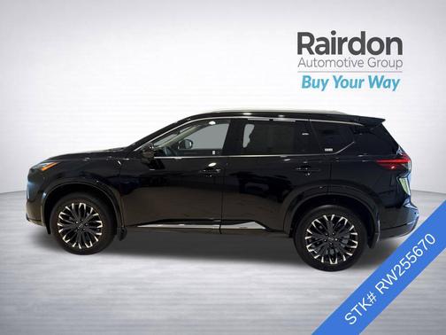 Super Black 2024 Nissan Rogue Platinum