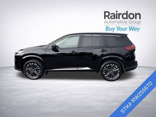 Super Black 2024 Nissan Rogue Platinum