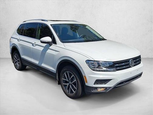 Pure White 2021 Volkswagen Tiguan 2.0T SE 4MOTION