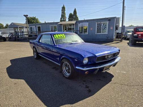 Blue 1966 Ford Mustang Base