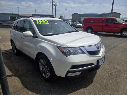 Aspen White Pearl 2010 Acura MDX 3.7 L Advance