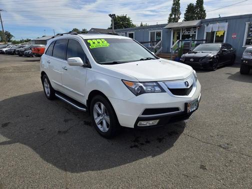 Aspen White Pearl 2011 Acura MDX 3.7L Technology