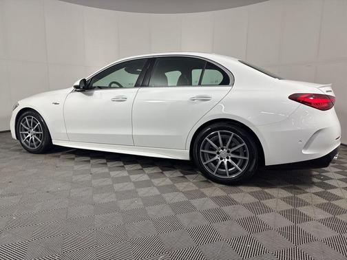 Polar White 2025 Mercedes-Benz AMG C 43 Base 4MATIC