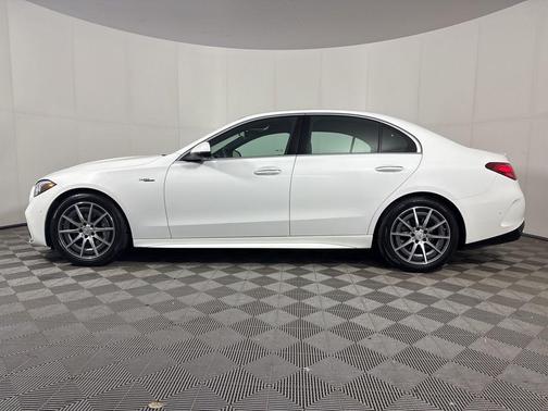 Polar White 2025 Mercedes-Benz AMG C 43 Base 4MATIC