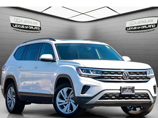 Pure White 2023 Volkswagen Atlas 2.0T SE w/Technology 4MOTION
