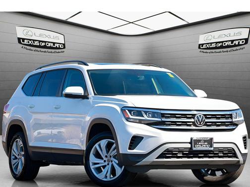 Pure White 2023 Volkswagen Atlas 2.0T SE w/Technology 4MOTION