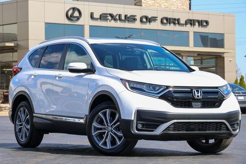Platinum White Pearl 2021 Honda CR-V AWD Touring