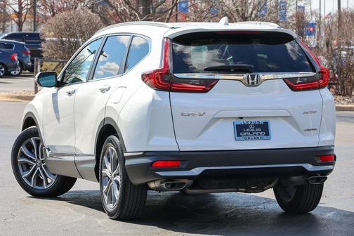 Platinum White Pearl 2021 Honda CR-V AWD Touring