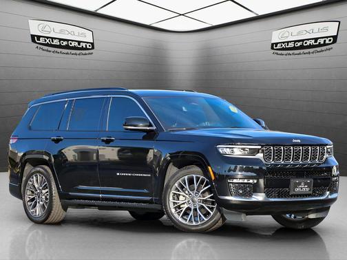 Diamond Black Crystal Pearlcoat 2025 Jeep Grand Cherokee L Summit Reserve