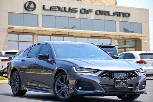 Modern Steel Metallic 2022 Acura TLX A-Spec