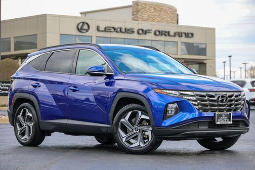Intense Blue 2022 Hyundai TUCSON Limited