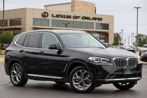 Black Sapphire Metallic 2024 BMW X3 xDrive30i