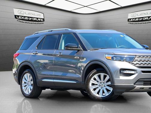 Gray Metallic 2024 Ford Explorer Limited