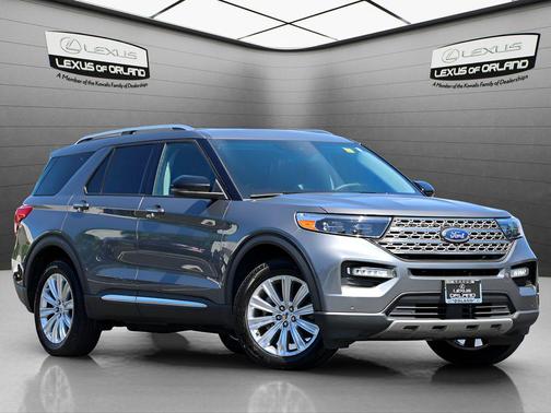 Gray Metallic 2024 Ford Explorer Limited