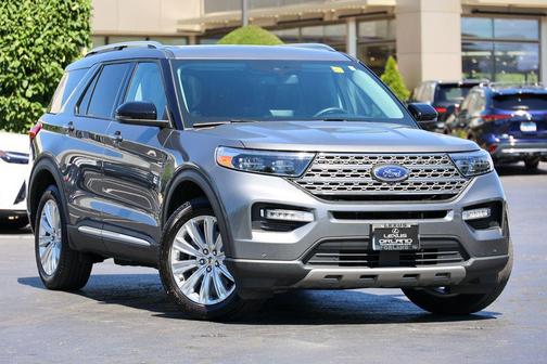 Gray Metallic 2024 Ford Explorer Limited