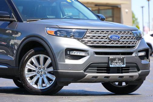 Gray Metallic 2024 Ford Explorer Limited