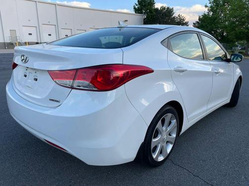 White 2013 Hyundai ELANTRA Limited