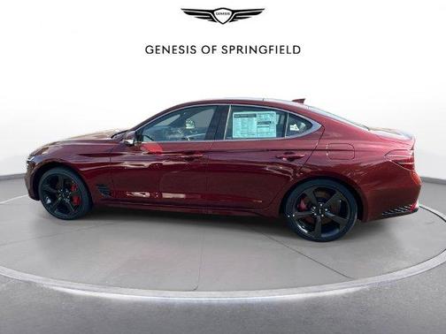 Red 2026 Genesis G70 3.3T Sport Prestige