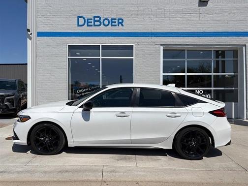 Platinum White Pearl 2022 Honda Civic Sport