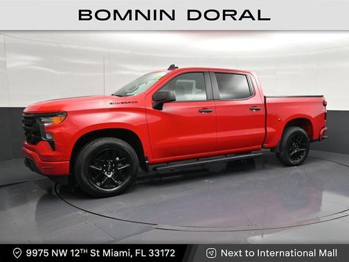 Red 2022 Chevrolet Silverado 1500 Custom