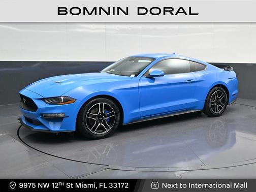 Grabber Blue 2023 Ford Mustang EcoBoost