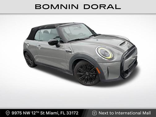 Gray Metallic 2023 MINI Convertible Cooper S
