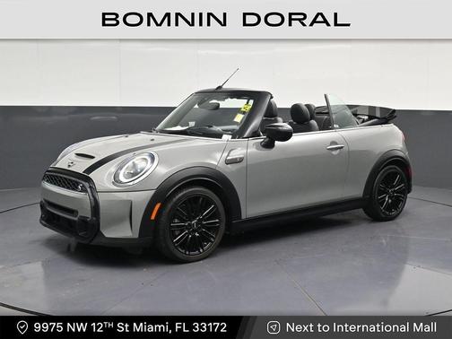 Gray Metallic 2023 MINI Convertible Cooper S