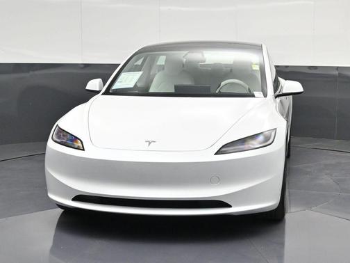 White 2025 Tesla Model 3 Long Range