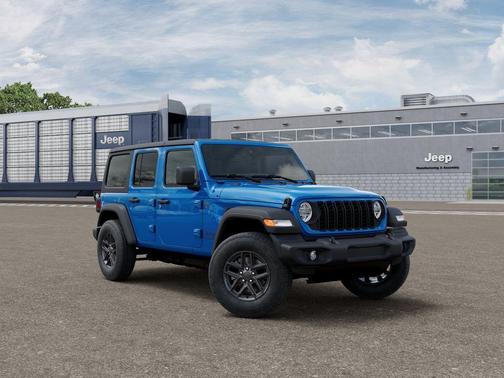 Blue 2026 Jeep Wrangler Sport