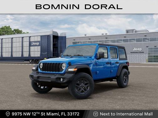 Blue 2026 Jeep Wrangler Sport