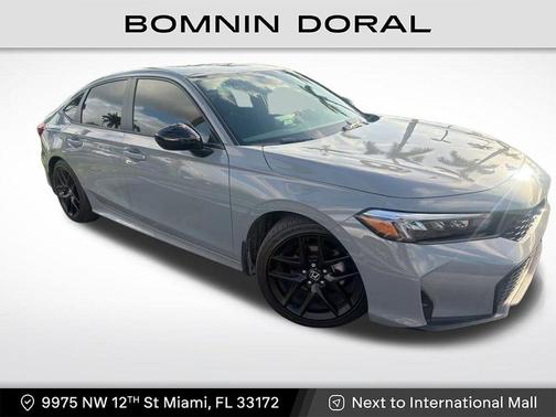 Gray 2025 Honda Civic Sport