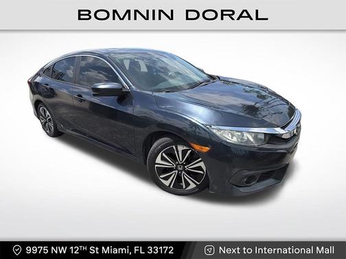 Blue 2017 Honda Civic EX-T