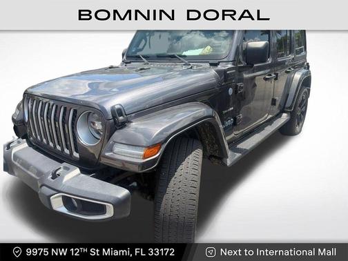 Granite Crystal Clearcoat Metallic 2021 Jeep Wrangler Unlimited 4xe Sahara