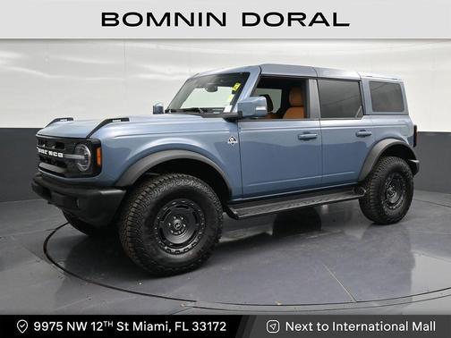 Azure Gray Metallic 2025 Ford Bronco Outer Banks