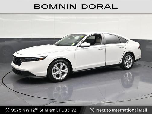 White 2025 Honda Accord LX