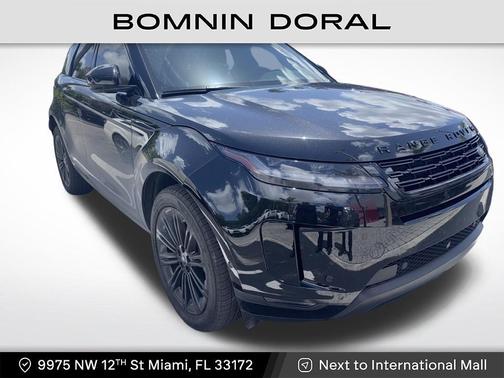 Santorini Black 2024 Land Rover Range Rover Evoque Core S