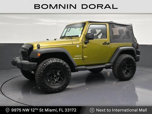 Green 2010 Jeep Wrangler Sport