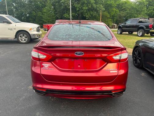 Red 2013 Ford Fusion Titanium
