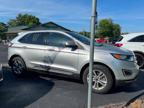 Silver 2015 Ford Edge SEL