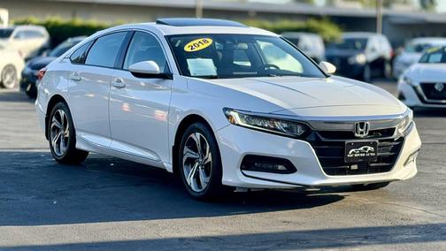Platinum White Pearl 2018 Honda Accord EX