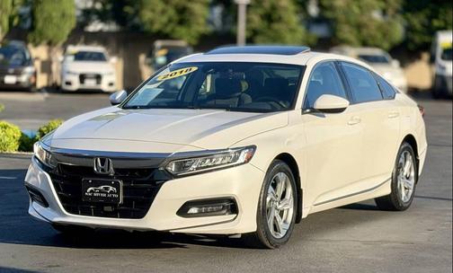 Platinum White Pearl 2018 Honda Accord EX