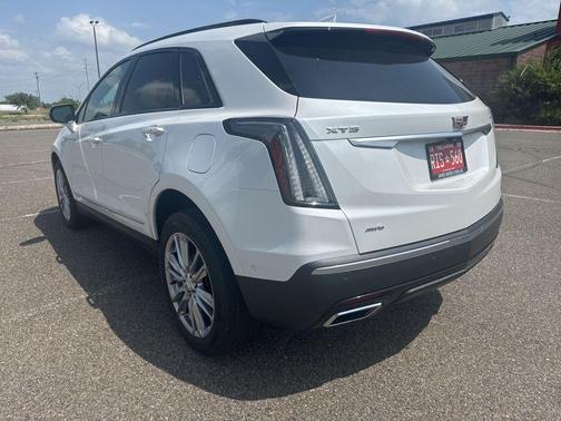 Crystal White Tri-Coat 2024 Cadillac XT5 Sport