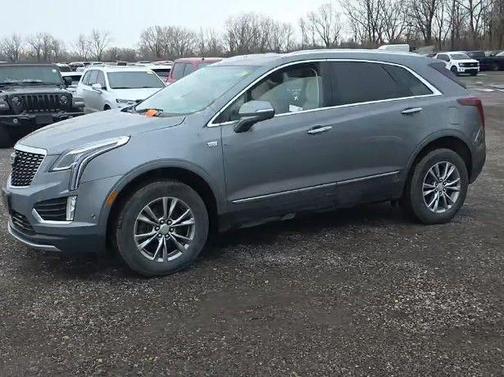 Satin Steel Metallic 2022 Cadillac XT5 Premium Luxury