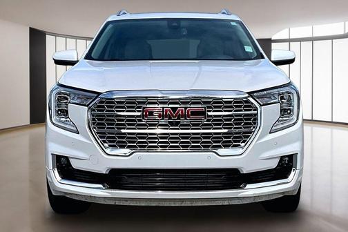 White Frost Tri-Coat 2023 GMC Terrain Denali