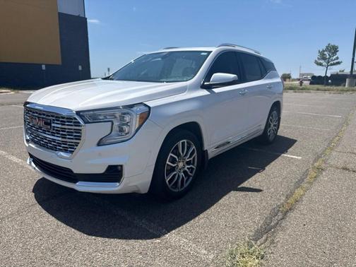 White Frost Tri-Coat 2023 GMC Terrain Denali
