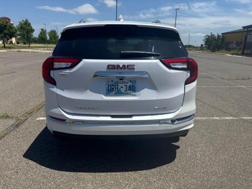 White Frost Tri-Coat 2023 GMC Terrain Denali